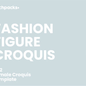 Flats' & Fashion Drawing Templates